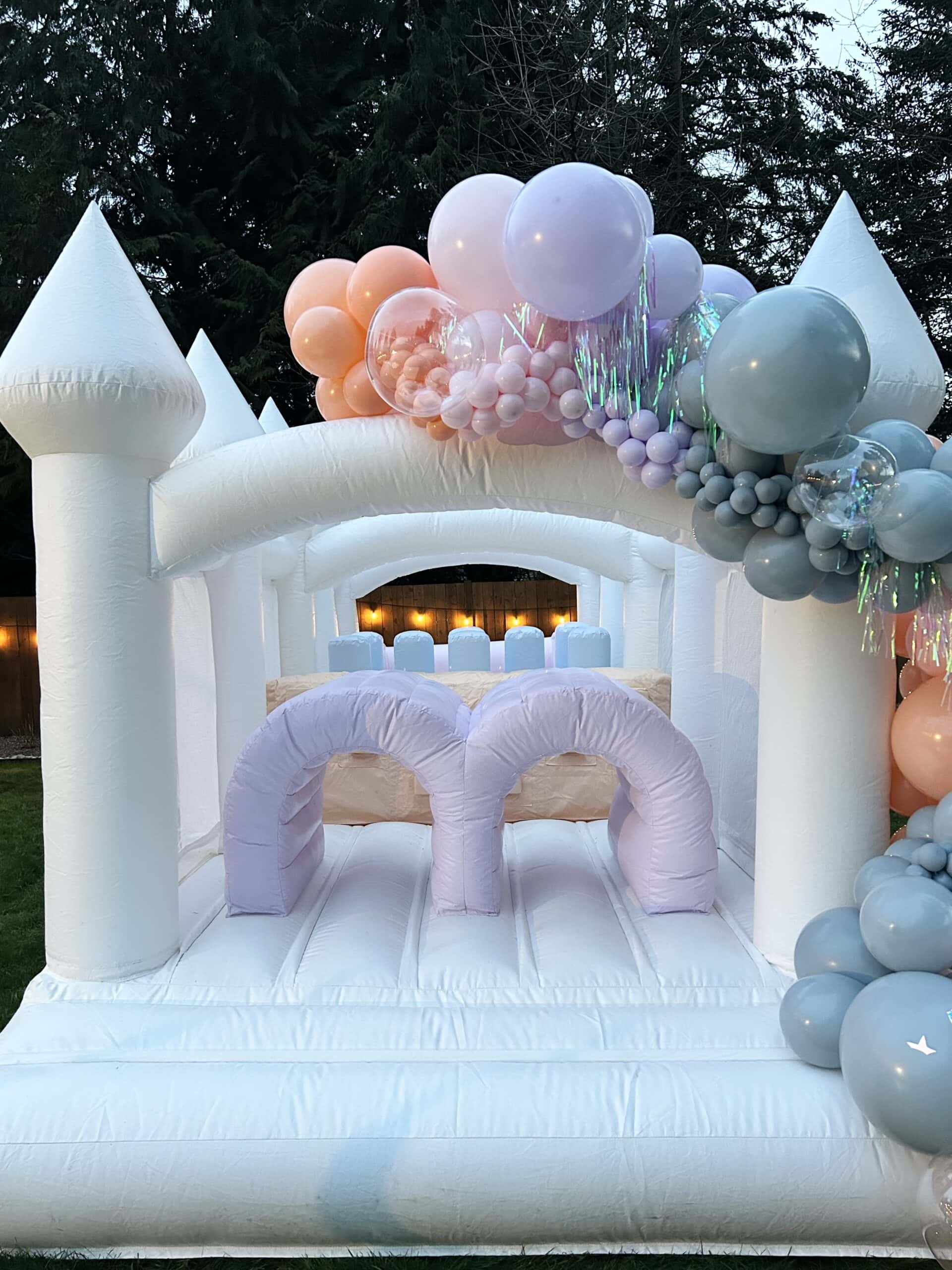 Chateau Bounce & Balloons: Modern Castle: Our balloon house rentals are for those who believe in quality and luxury. We have created an exclusive collection of bouncers that are unique, luxurious, and high-end. Modern Castle balloon houses will make sure that you and your guests remember your special event for years to come. Luxury Bounce House Rentals in Marysville arlington bellevue bothell everett duvall lake stevens lynnwood sammamish snohomish shoreline monroe mukilteo marysville redmond woodinville Washington birthday party ideas birthday parties