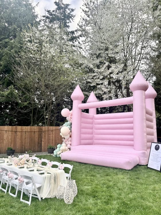 luxury bounce house rental in shoreline