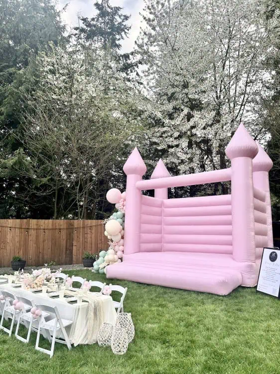 luxury bounce house rental in shoreline